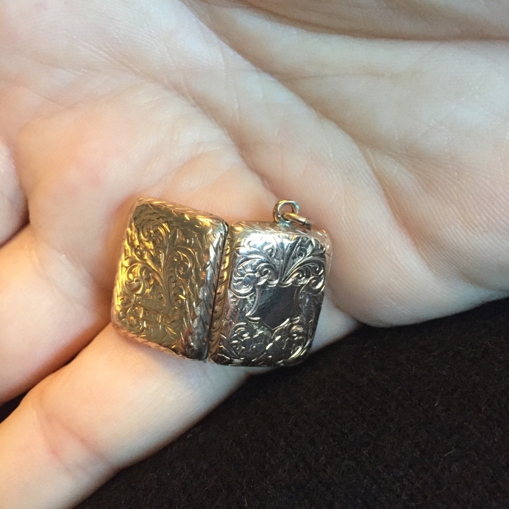 1900 Victorian Rose Gold Locket JM England - Picture 5 of 10